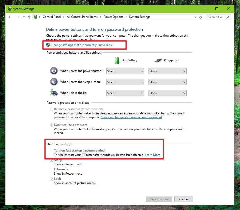 Start Windows 10 'as fast as wind' with Fast Startup Picture 6