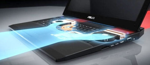 'Stealth aircraft' Asus ROG G73Jh for gamers Picture 3