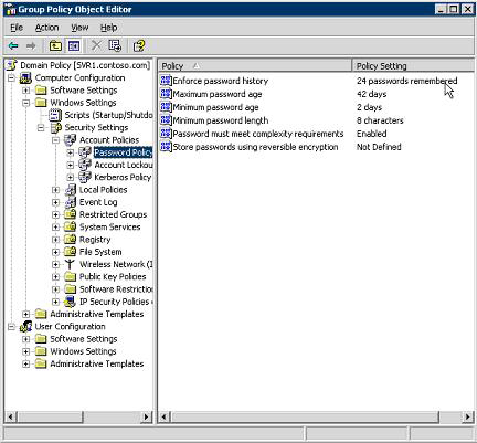 Step by step implementation of password policy settings - TipsMake.com