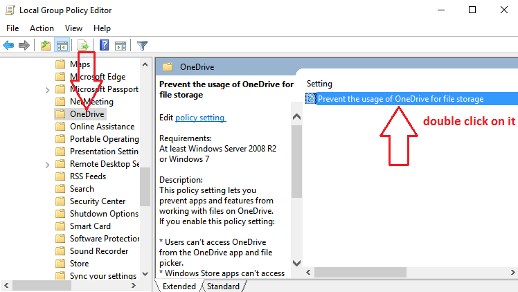 Steps to disable or completely remove the Onedrive application on Windows 10 Picture 4