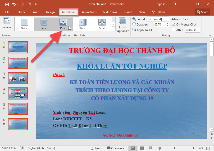 Steps to make presentation reports by Powerpoint fast and beautiful for beginners Picture 17