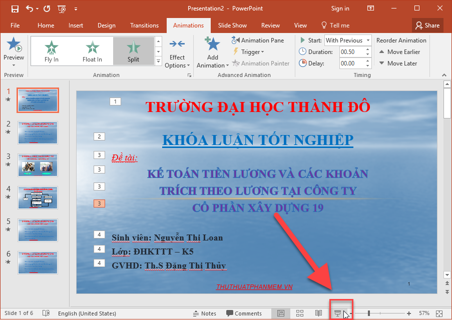 Steps to make presentation reports by Powerpoint fast and beautiful for beginners Picture 20