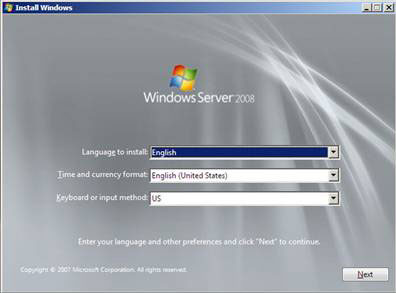 Steps to prepare for installing Windows Server 2008 Picture 6