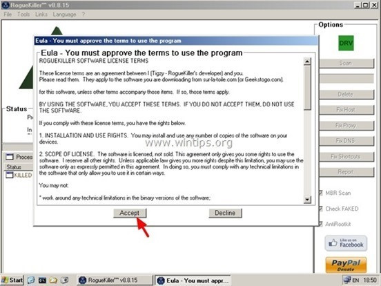 Steps to root Win32 virus: Expiro Picture 14