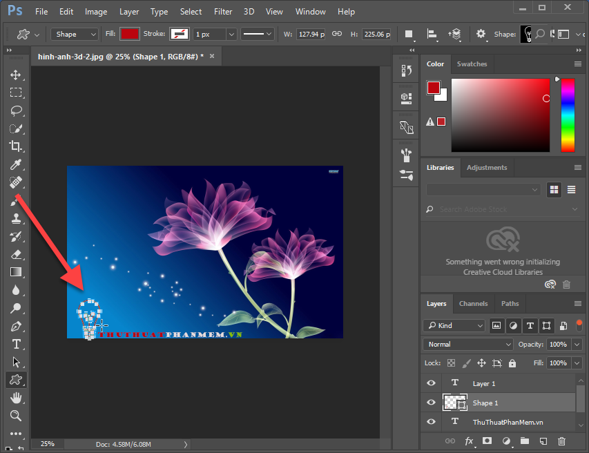 Stitch text into photos with Photoshop, Insert text into photos with Photoshop Picture 11