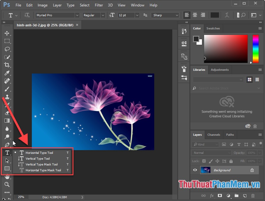 Stitch text into photos with Photoshop, Insert text into photos with Photoshop Picture 3