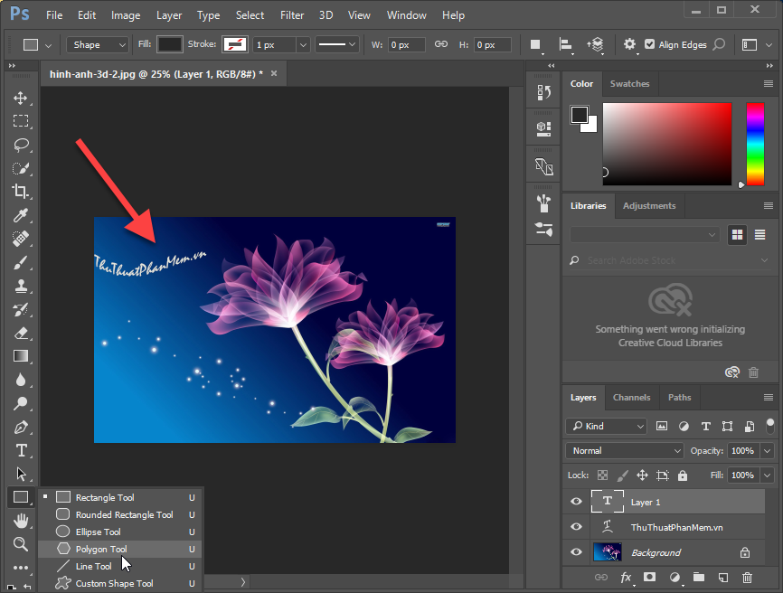 Stitch text into photos with Photoshop, Insert text into photos with Photoshop Picture 7