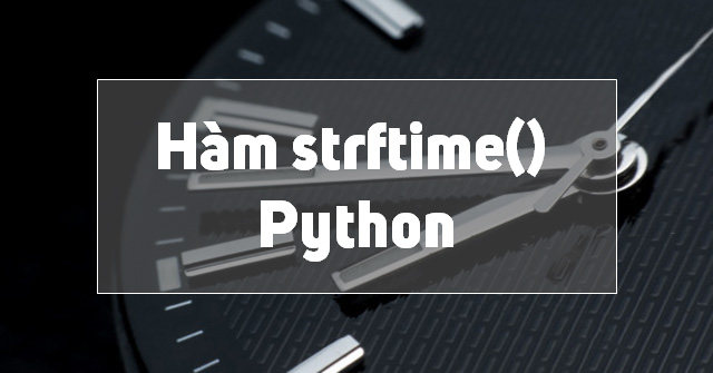 strftime-function-in-python