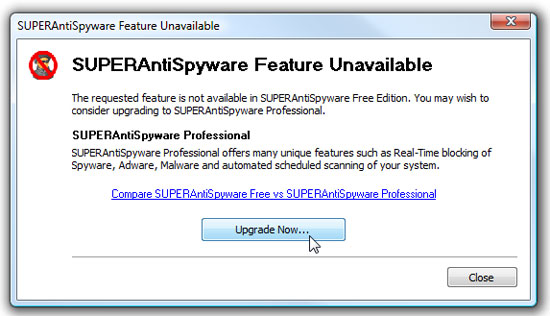Stubborn Malware Removal with SuperAntiSpyware Picture 4