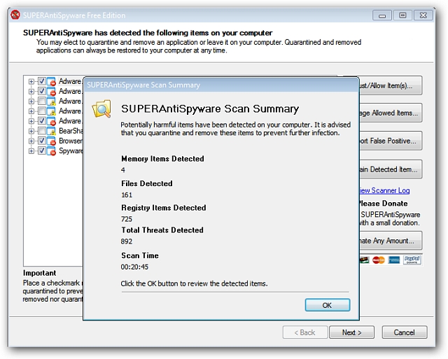 Stubborn Malware Removal with SuperAntiSpyware Picture 6