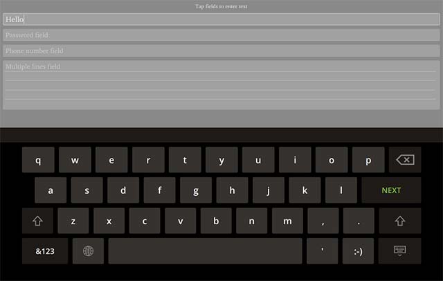 Successfully developed an 'imaginary keyboard' for touch screens and VR, based on AI Picture 1