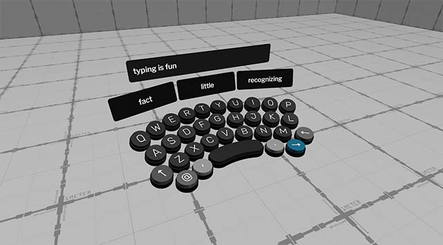 Successfully developed an 'imaginary keyboard' for touch screens and VR, based on AI Picture 4