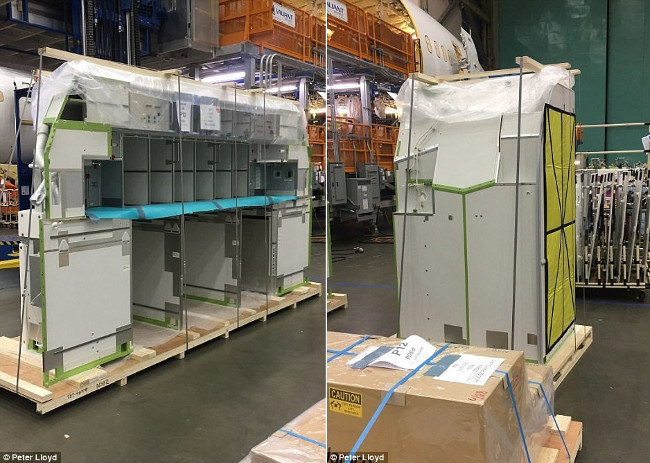 Suddenly enter the secret aircraft manufacturing workshop in the world's largest building Picture 9