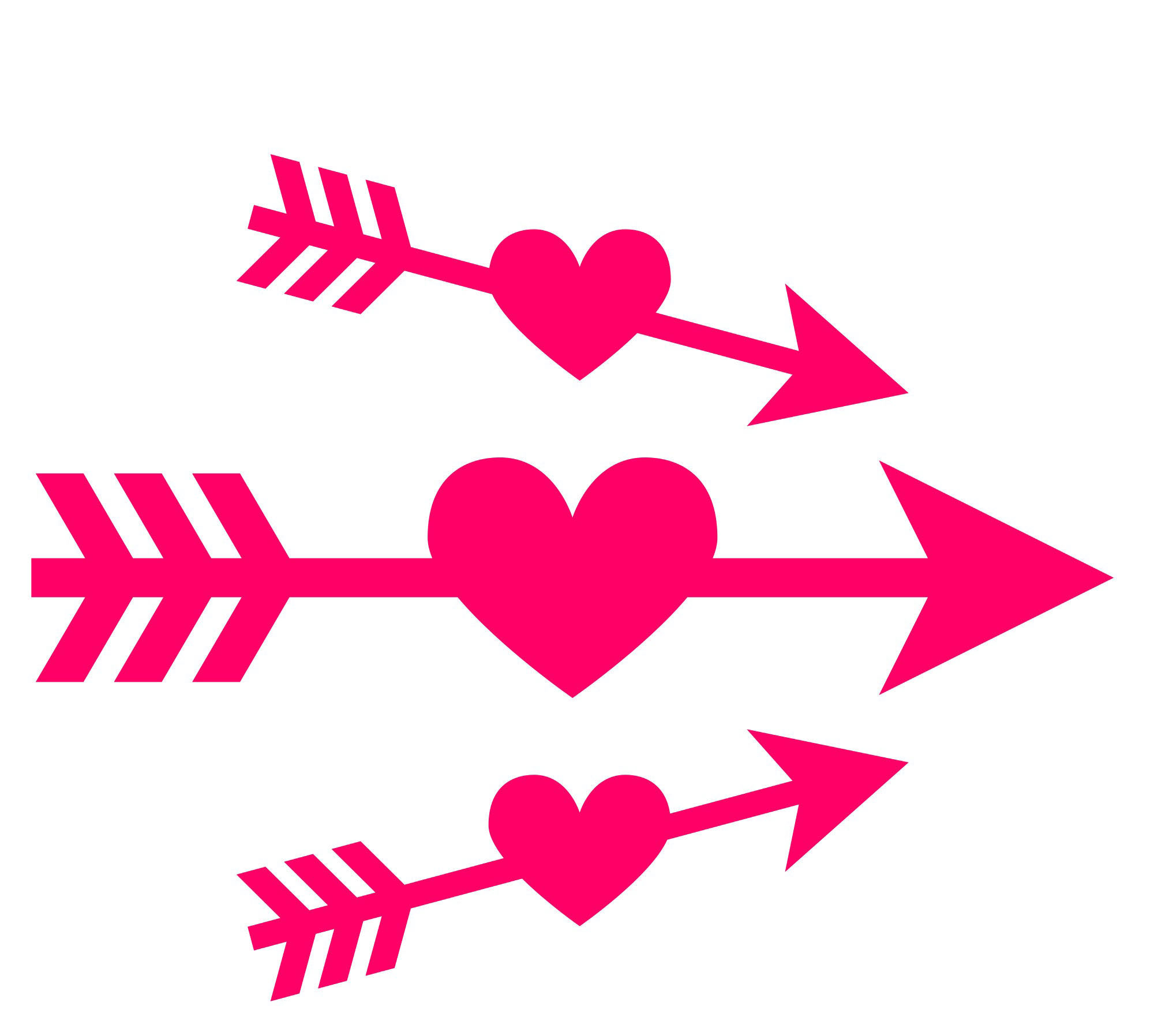 Summary of beautiful arrow shapes Picture 11