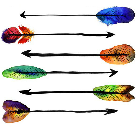 Summary of beautiful arrow shapes Picture 31