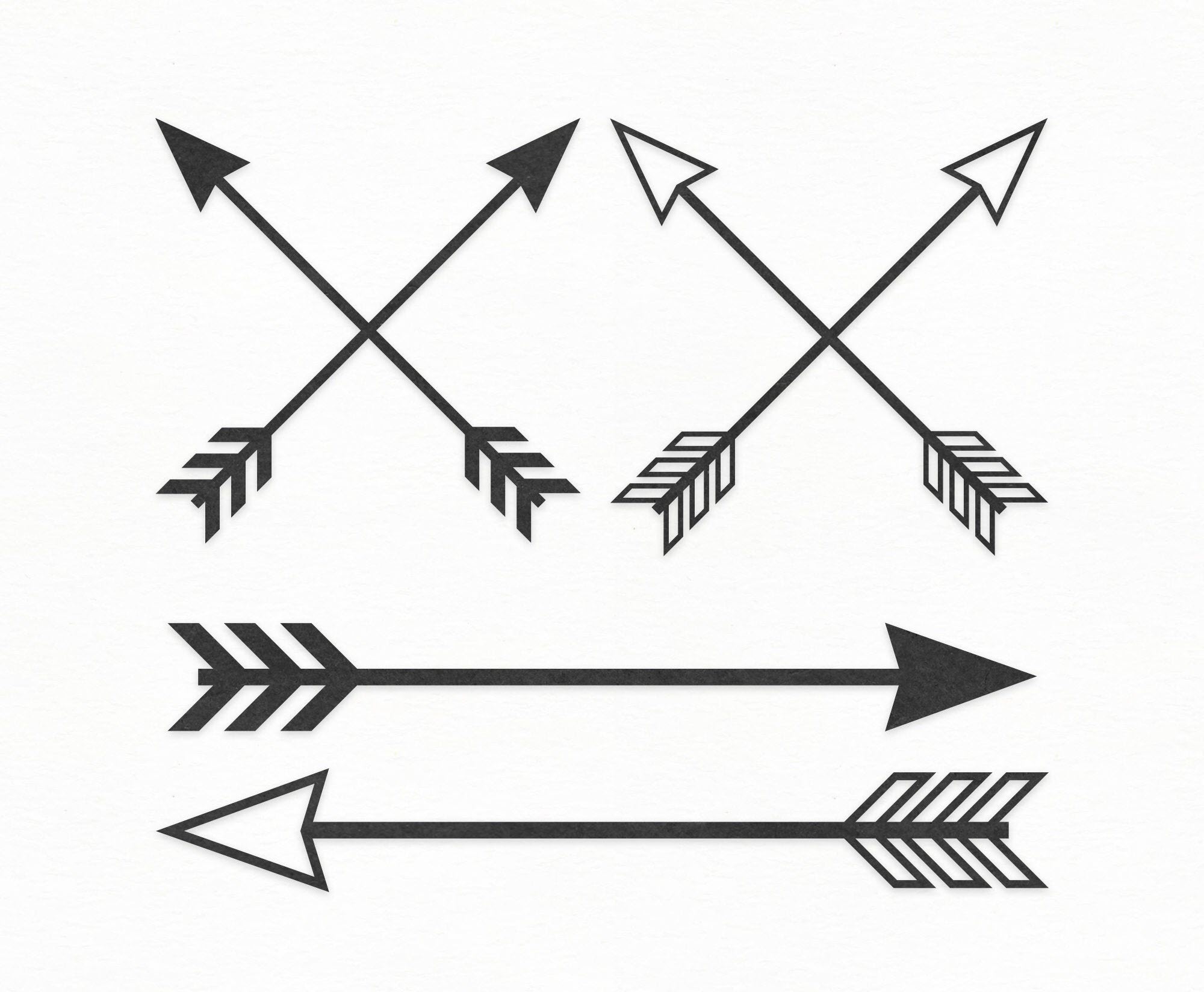 Summary of beautiful arrow shapes Picture 50