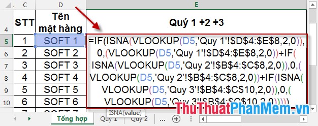 Summary of data from multiple Sheets in Excel Picture 7