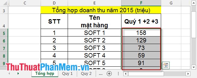 Summary of data from multiple Sheets in Excel Picture 8