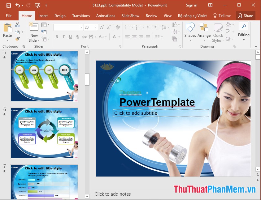 Summary of PowerPoint templates, beautiful Slide templates Picture 7
