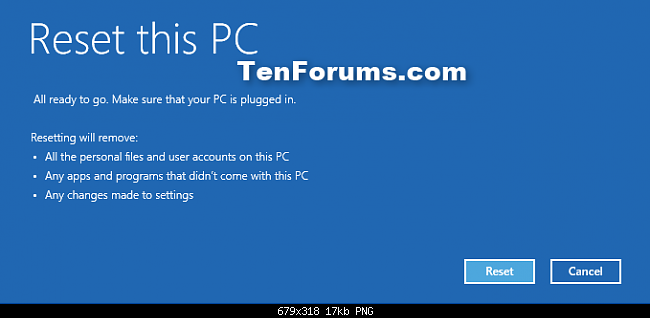 Summary of some simple ways to Reset Windows 10 Picture 26