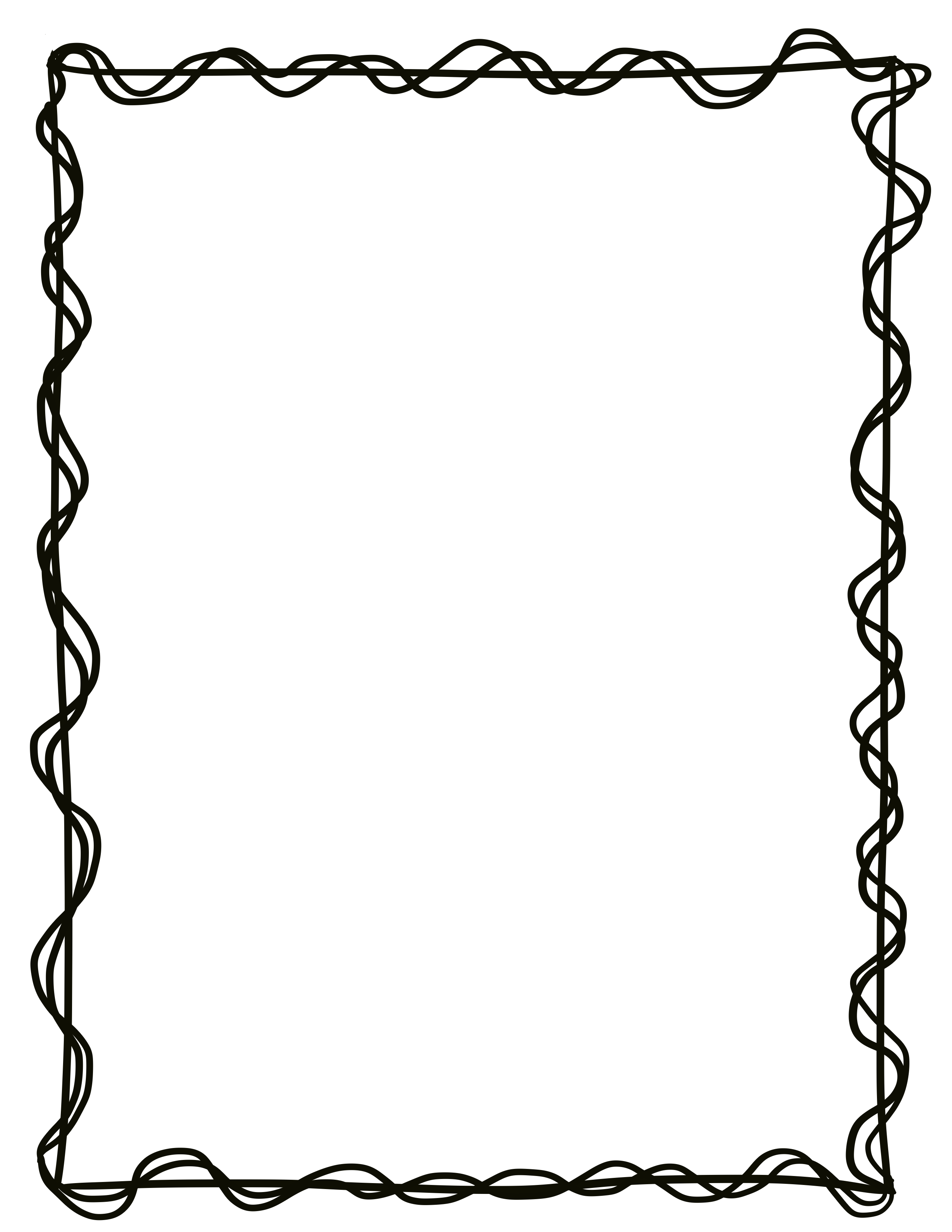 Summary of the most beautiful decorative borders Picture 12