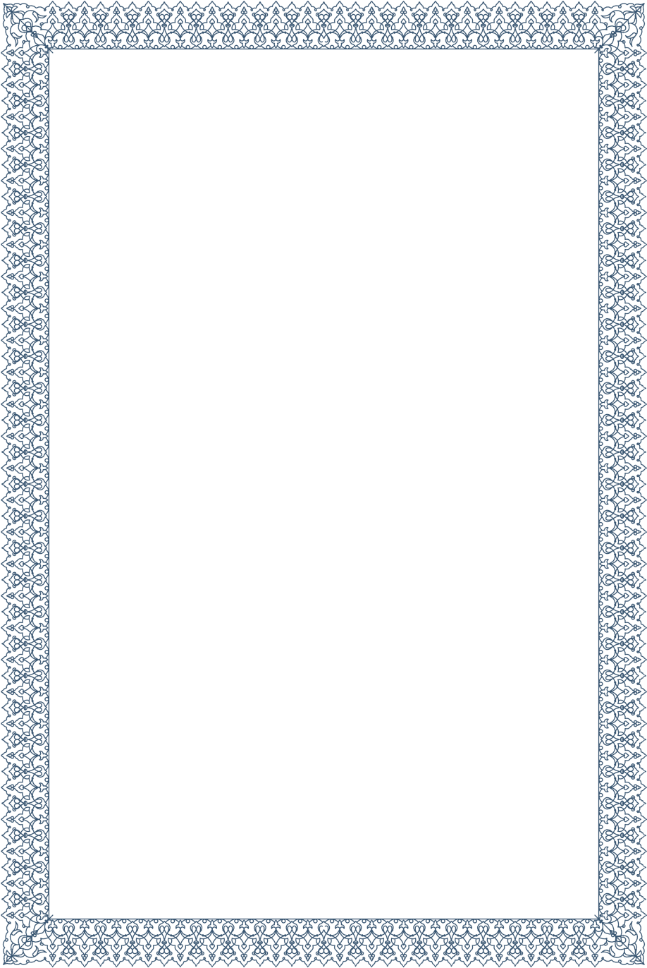 Summary of the most beautiful decorative borders Picture 13