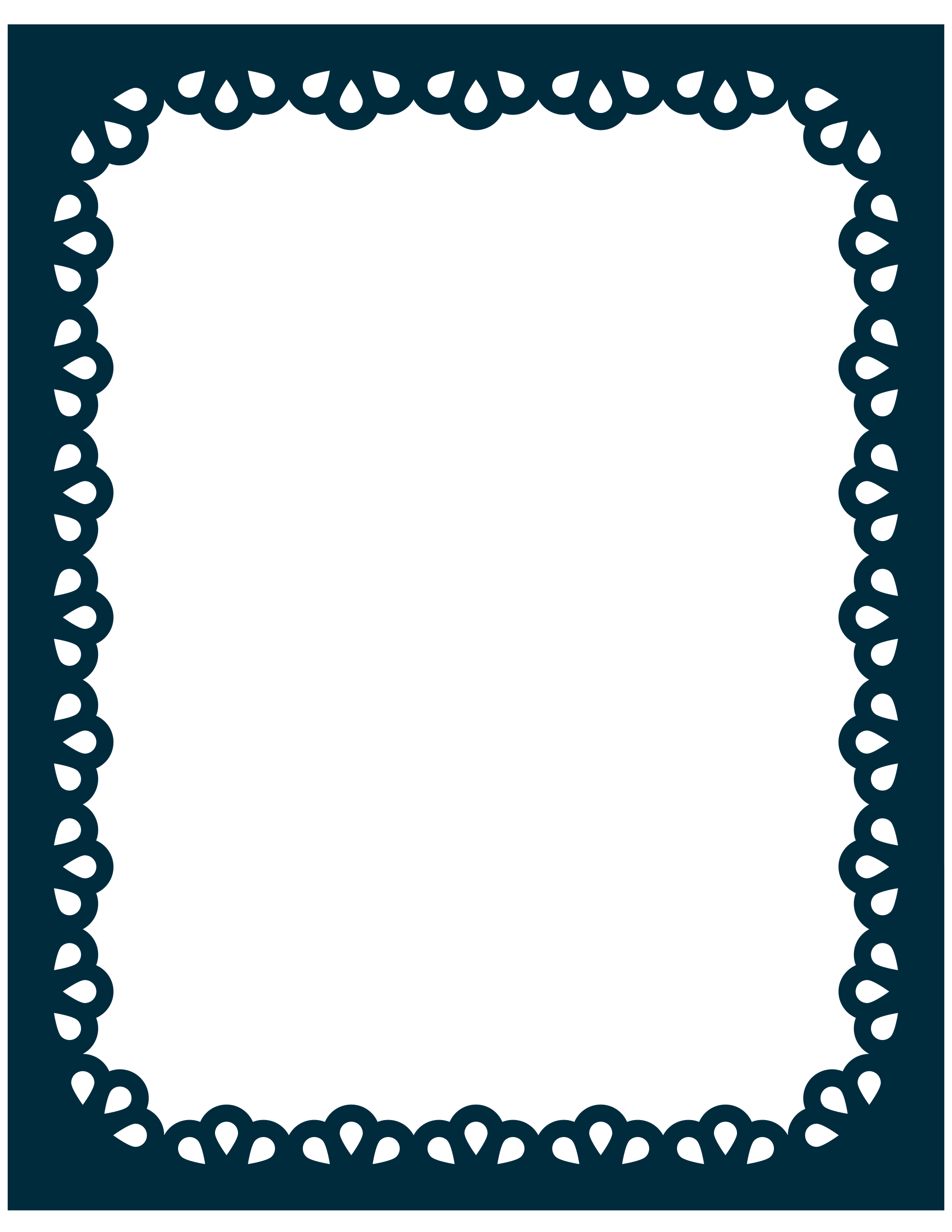 Summary of the most beautiful decorative borders Picture 20