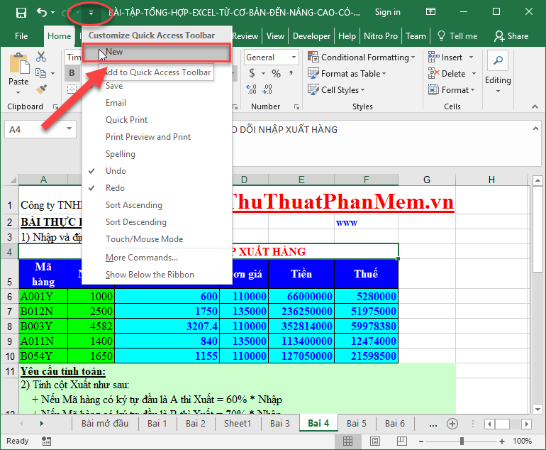 Summary of tips, good Excel tips for accounting people Picture 14