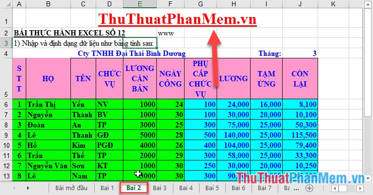 Summary of tips, good Excel tips for accounting people Picture 19