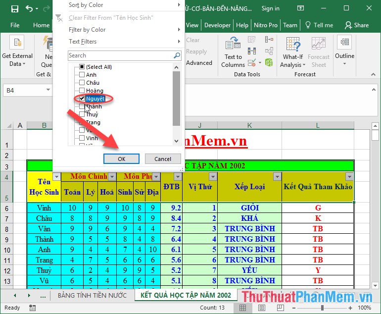 Summary of tips, good Excel tips for accounting people Picture 4