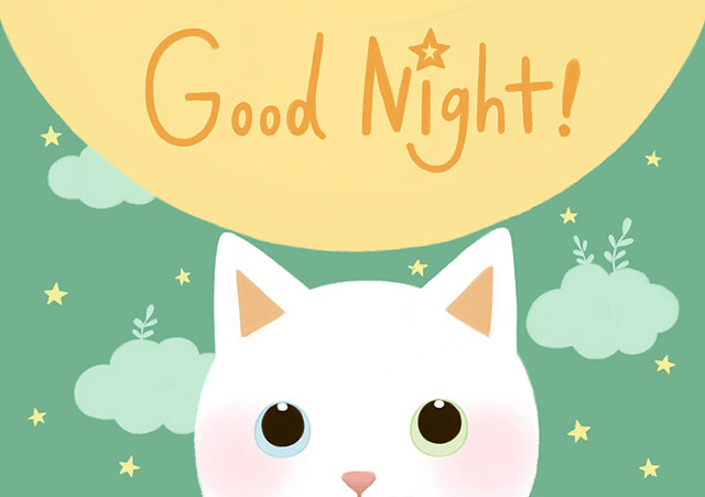 Super cute good night wishes for lovers, friends Picture 3