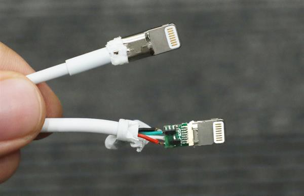Surgical cable charging iPhone fake goods and genuine goods to see 'expensive but sliced' Picture 13