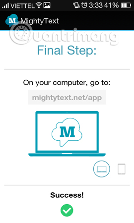Sync Android SMS messages to PC using MightyText Picture 6
