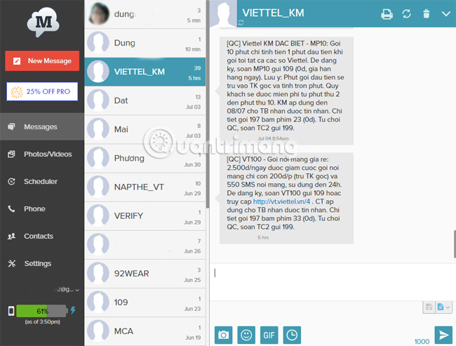 Sync Android SMS messages to PC using MightyText Picture 8