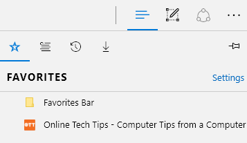 Sync Bookmark and Reading List on Microsoft Edge browser Picture 7