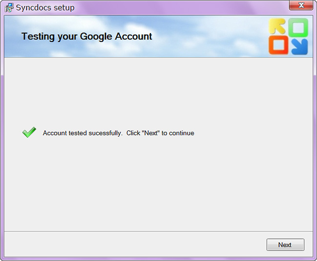 Sync data on computers and Google Docs accounts with SyncDocs Picture 3