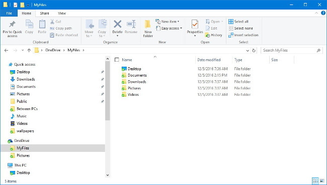 Sync Desktop, Document, ... on Windows 10 with OneDrive Picture 2