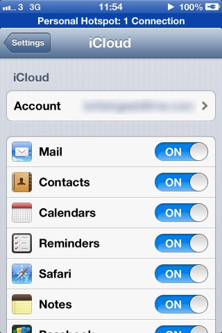 Sync iPhone, iPad with Mountain Lion via iCloud Picture 2