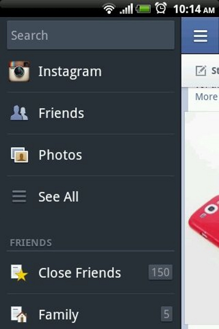 Sync photos on mobile with Facebook account Picture 2