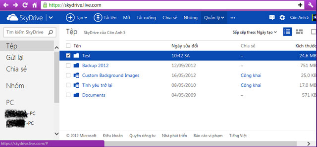 Synchronize the folder on your computer with Google Drive, Skydrive and Dropbox Picture 4