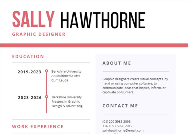 Synthesis of 12 professional and unique CV application forms for you Picture 5