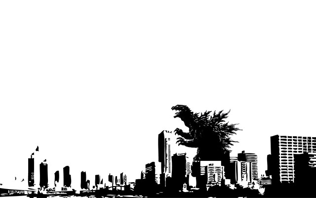 Synthesis of 36 Godzilla wallpapers with high resolution for computers, laptops Picture 16