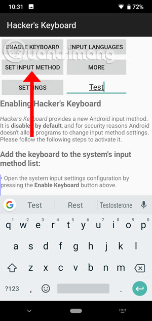 Synthesis of keyboard applications for people with technical programming on the phone Picture 7