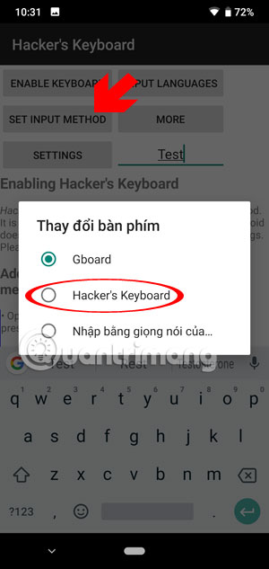 Synthesis of keyboard applications for people with technical programming on the phone Picture 8
