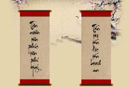 Synthesis of sentence shapes for Tet holiday Picture 1