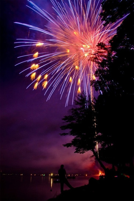 Synthesis of wallpaper, beautiful fireworks photos in the new year Picture 23