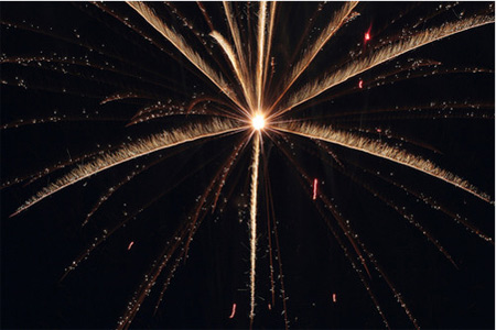 Synthesis of wallpaper, beautiful fireworks photos in the new year Picture 36