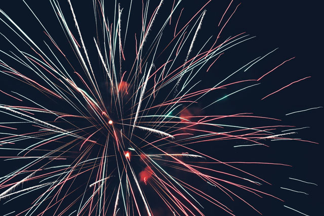 Synthesis of wallpaper, beautiful fireworks photos in the new year Picture 5