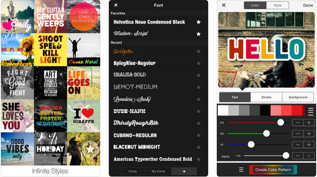 Synthesize applications to write text on photos on the phone Picture 1