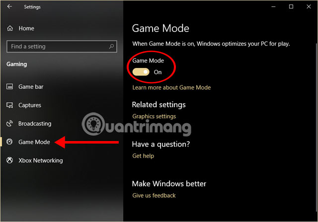 Synthesize lag and lag tips, increase performance when playing games on Windows 10 Picture 13